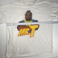 Mr T Full Color Photo Image Men’s T Shirt The A Team B.A. Baracus Size XL