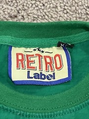 T Shirt – XS -Retro Label Green Just Get Yours 23 Money Bag 24 Cash Trendy