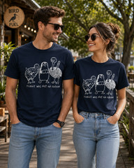 Flight was Not an Option Graphic Sarcastic Quote Men’s T-Shirt