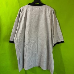 NWT VTG Y2k Southpole Mens XXL Gray Ringer Shirt Short Sleeve Streetwear Hip Hop