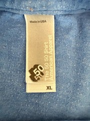 Dwolla Washington T Shirt Mens XL Blue Graphic Tee 50 50 Apparel 1038