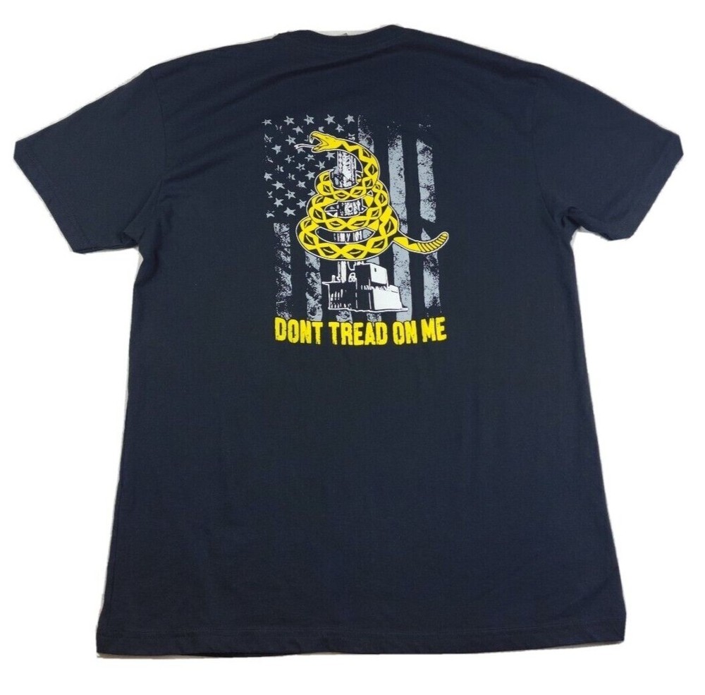 Trekstar Dont Tread On Me Graphic Print NextLevel T-shirt Men’s Size Large Black