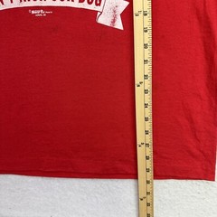 Vintage Shirt Mens XL Red White Aurora The Houns Dont Kick Our Dog Single Stitch