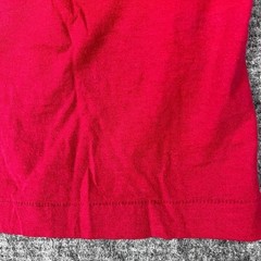 Vintage Single Stitch Shirt XL USA 90s Fruit of the Loom Golden Red Blank