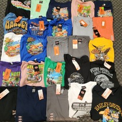 Harley-Davidson Dealership Mens T-Shirts – Bulk Resellers Lot Size 5XL 15pcs NWT