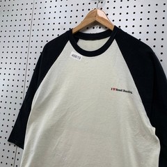 Nurburgring Race Track Shirt Mens Medium Raglan White Germany Map 3/4 Sleeve