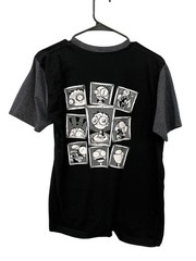 Vintage Y2k Squee Graphic Shirt Men (Medium) Jhonen Vasquez Black Homicidal Mani