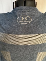 Men’s Long Sleeve T Shirt Gray Blue Sz MD M by Under Armour School Casual Nice
