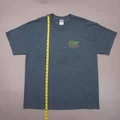 Corky’s Ribs & BBQ Memphis Tennessee T Shirt Mens XL Blue Heather 50/50