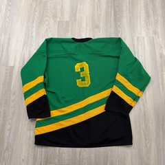 Vintage Bakka Parrotheads Hockey Jersey #3 Men’s Extra Large Green Yellow 90s
