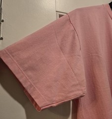 Vintage 90’s Jerzees Blank Pink T-Shirt Sz XL Made in USA 50/50 Paper Thin