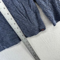 Faherty Cloud Cotton Shirt Men’s Large Blue Henley Solid blank Lightweight Soft
