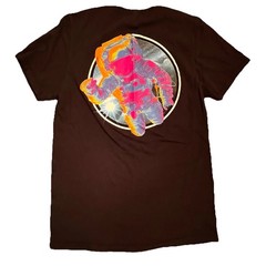 NASA Astronaut Graphic T Shirt Black Short Sleeve Crew Neck Size M Hyper Space