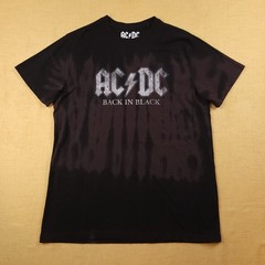 AC/DC Logo 80’s Album Back in Black Men’s Large Graphic T-Shirt