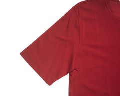 Kired by Kiton NWT $295 ‘Bacio’ Red Crepe Cotton Short Sleeve T-Shirt M (50 IT)