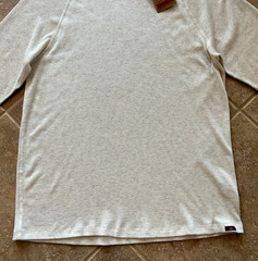 Faherty Cloud Surplus Waffle Crew Thermal T Shirt Men’s XXL Ivory $98 L/S NWT