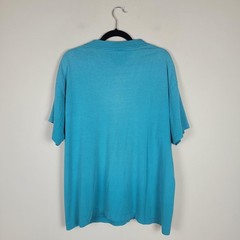 Vintage Levi’s T-Shirt Large Blue Teal Single Stitch Take A Number 501 1993 USA