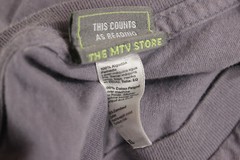 The MTV Store T Shirt Size XL Gray New York City Sidewalk Retro Music Channel