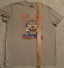 LEE JEANS WORLD TOUR Short Sleeve T-Shirt Vintage Design 100% Cotton Size L