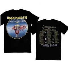 Vintage 1988 Iron Maiden Madness Tour Shirt – Black Heavy Metal Band Tee