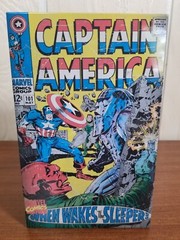 Marvel CAPTAIN AMERICA Red T-shirt Men’s XXL When Wakes the Sleeper *W/Tin