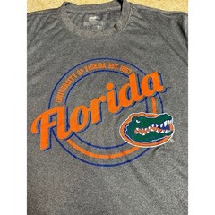 Colosseum Florida Gators Mens Large Charcoal Grey Performance Graphic T-Shirt