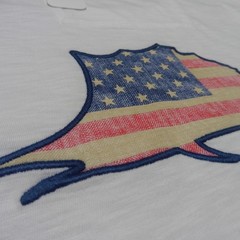 TOMMY BAHAMA Mens BIG & TALL T SHIRT PATRIOTIC BILLBOARD USA FLAG EMBROIDERED