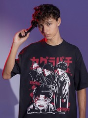 Jujutsu Kaisen T-Shirt Kagurabachi Gojo Satoru Girl Horror Anime Gift Shirt