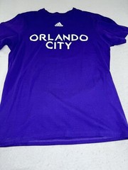 Adidas The Go-To Tee Men’s T-Shirt Purple Medium Orlando City Graphic SS M