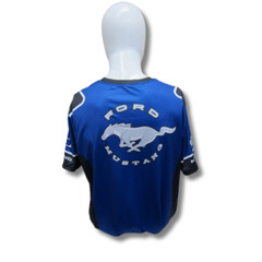 Ford Mustang Racing Jersey Adult Sublimated Print T-Shirt Official Licensed