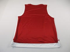 Vintage Air Jordan Shirt Mens XL Red Athletic Tank Top Y2K Baggy Satin Silky