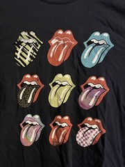 Rolling Stones Lips & Tongue logo T-shirt Medium New without Tags 100% Cotton M