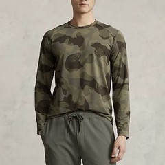 New Ralph Lauren RLX Performance Mesh Long Sleeve T-Shirt Camo Men’s Size XL