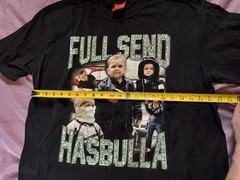 Full Send Hasbulla Shirt Mens XL Black Funny Baby Graphic Print Tee Streetwear