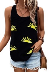 Sunshine Shirt Women Lightweight Breathable Graphic Tee Casual Women’s Top XL