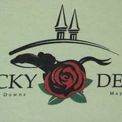 VTG 2005 KENTUCKY DERBY 131 T Shirt Green Churchill Downs Giacomo Tee Y2K Mens L