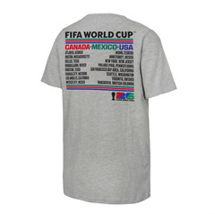 FIFA World Cup 2026 Gray Graphic T Shirt Mens XL Extra Large Soccer Football