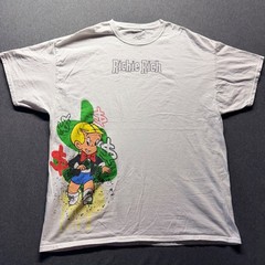 Richie Rich Graphic T-Shirt Mens XL White Harvey Comics Money C-Life Group 2020
