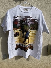 XS PHIPPS DINO COWBOY TEE SZ XS Retail $125 Made In USA See Description