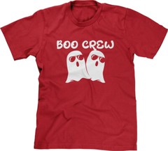 Boo Crew Halloween Trick Or Treat Costume Party Fall Fan Season Ghosts Mens Tee