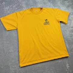 Vintage Playa Tamarindo Costa Rica Surf Tourist T Shirt Yellow Medium