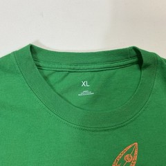 Today at APPLE Computer Tee SHIRT Green Crew Neck Cotton T Rocket Unisex XL