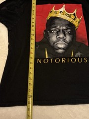 Brooklyn Mint Notorious BIG Crown Graphic T-Shirt Black Size L Lot 105