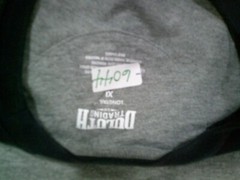 Duluth Trading Co T Shirt Mens XL Extra Large Gray Measure Twice Cut Once