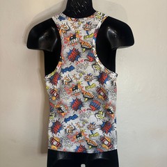 Addicted Tank Top Small Gently worn Cotton blend no fabric tag 18″ armpits