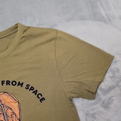 Fjallraven Shirt Mens Small Green Inspiration From Space Back Packing Gorpcore