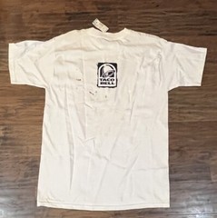 VTG 1998 Yo Quiero Taco Bell Chihuahua T Shirt Mens L VIVA The Revolution Stains