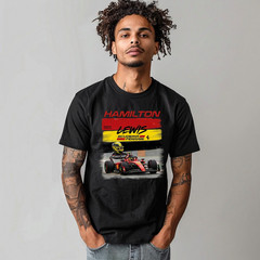 LEWIS HAMILTON F1 CUSTOM DESIGN – T-Shirt Size S-5XL