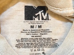 MTV Music Television Short Sleeve Graphic T-Shirt Adult sz Med Cactus Viacom