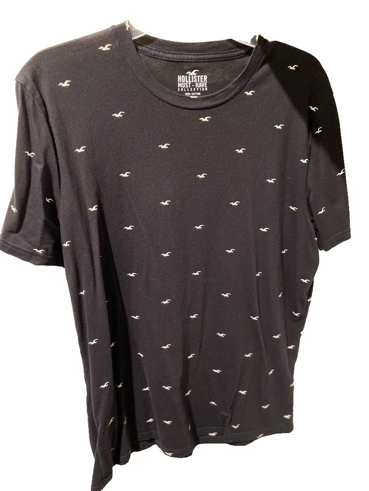 MEN’S Hollister Must-Have Collection Bird Logo Short Sleeve T-Shirt- LARGE
